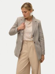 Vero Moda Marynarka Kawi 10319661 Beżowy Regular Fit. Brązowe marynarki i żakiety Vero Moda, bez wzorów, z syntetyku, bez ramiączek. Za 179.99 zł.