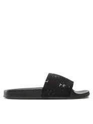 Ted Baker Klapki Kristin 257425 Czarny. Czarne klapki Ted Baker, bez wzorów, z materiału, bez obcasa, bez zapięcia. Za 299.99 zł.