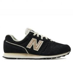 Buty do chodzenia damskie New Balance Nb 373. Czarne buty treningowe New Balance, bez wzorów, z gumy, bez zapięcia, trekkingowe. Za 382.80 zł.