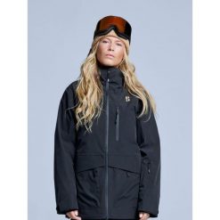 Kurtka narciarska - Damska - Hardshell - Freeride 3L - Czarna. Czarne kurtki narciarskie POEDERBAAS, na zimę, l, bez wzorów, z hardshellu, bez kaptura, narciarskie. Za 1,566.52 zł.