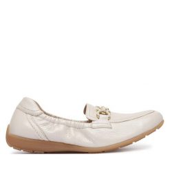 Półbuty Caprice. Szare półbuty wsuwane Caprice, bez wzorów, bez obcasa, na płaskiej podeszwie. Za 439.99 zł.