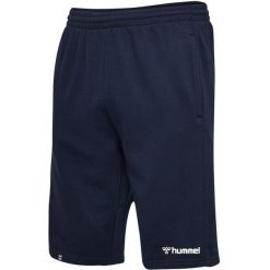 Szorty Hummel Mover. Niebieskie szorty Hummel, bez wzorów, sportowe. Za 147.00 zł.