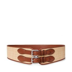 Pasek Damski LAUREN RALPH LAUREN. Brązowe paski Lauren Ralph Lauren, bez wzorów. Za 569.99 zł.