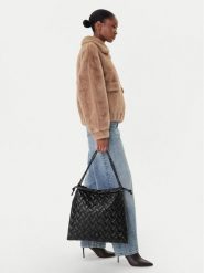Kurt Geiger Torebka Kensington 2053000109 Czarny. Czarne torebki klasyczne Kurt Geiger, bez wzorów, ze skóry, bez dodatków. Za 1,209.00 zł.