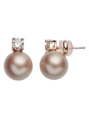 U.S. Polo Assn. Pozłacane kolczyki-wkrętki z perłami i kryształami rozmiar: onesize. Brązowe kolczyki U.S. Polo Assn., z kryształem, pozłacane. Za 68.45 zł.