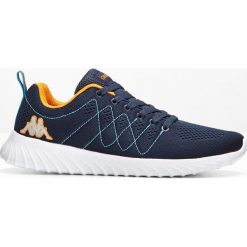 Sneakersy Kappa bonprix niebieski dżins. Niebieskie buty sportowe lifestyle bonprix, bez wzorów, sportowe, bez zapięcia. Za 139.99 zł.