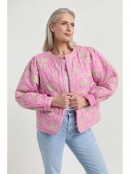 Josephine & Co Kurtka przejściowa "Daaf" w kolorze beżowo-jasnoróżowym rozmiar: 38. Brązowe kurtki Josephine & Co, bez wzorów, z bawełny, bez kaptura. Za 486.95 zł.