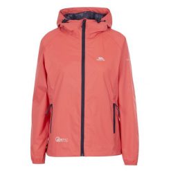 Kurtka Wodoodporna Damska Łatwe Pakowanie Qikpac. Czerwone kurtki przeciwdeszczowe Trespass, l, bez wzorów, z materiału, z kapturem, trekkingowe. Za 160.99 zł.