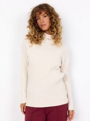 Soyaconcept® sweter z dzianiny - Kanita Kobiety biały, L. Białe swetry l, bez wzorów, z dzianiny, klasyczne, bez ramiączek. Za 179.95 zł.