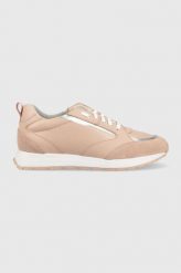 HUGO sneakersy Icelin kolor beżowy 50485667. Brązowe buty sportowe lifestyle Hugo, bez wzorów, z gumy, sportowe, z okrągłym noskiem, bez zapięcia. Za 699.99 zł.