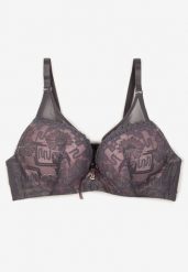 Fioletowo-Różowy Biustonosz Full Cup Zdobiony Koronką Raviera. Fioletowe biustonosze Renee, z aplikacjami, z koronki. W wyprzedaży za 35.99 zł.