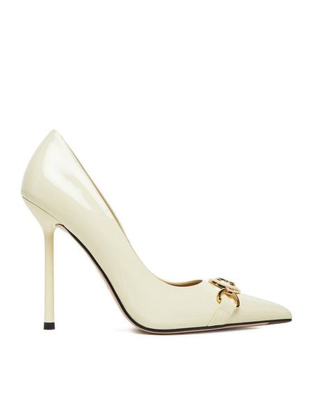 Eva Minge Szpilki EO-NOVA-1677-13-3 Écru. Szpilki Eva Minge, bez wzorów, ze skóry, bez obcasa, na szpilce, bez zapięcia. Za 269.99 zł.