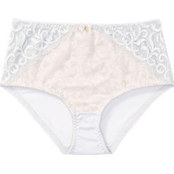 Figi wyszczuplające Premium z kryształem Swarovskiego® bonprix matowy srebrny - pudrowy. Bielizna modelująca marki bonprix. Za 34.99 zł.