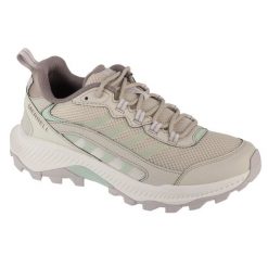 Buty trekkingowe damskie, Speed Strike 2 Mid Ltr WP. Brązowe buty trekkingowe Merrell, z gumy, bez zapięcia. Za 389.99 zł.