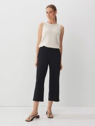 Someday Spodnie w kolorze czarnym rozmiar: 38. Czarne spodnie materiałowe someday., bez wzorów, z materiału, z podwyższonym stanem. Za 171.68 zł.