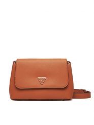 Guess Torebka Meridian II HWBG69 74200 Brązowy. Brązowe listonoszki Guess, z aplikacjami, ze skóry, bez dodatków. Za 369.99 zł.