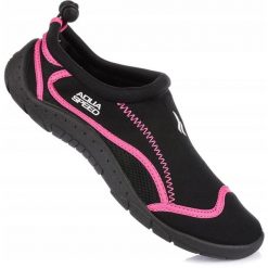Buty do wody dla dorosłych Aqua Speed. Czarne buty treningowe Aqua-Speed, bez wzorów, bez zapięcia. Za 45.00 zł.