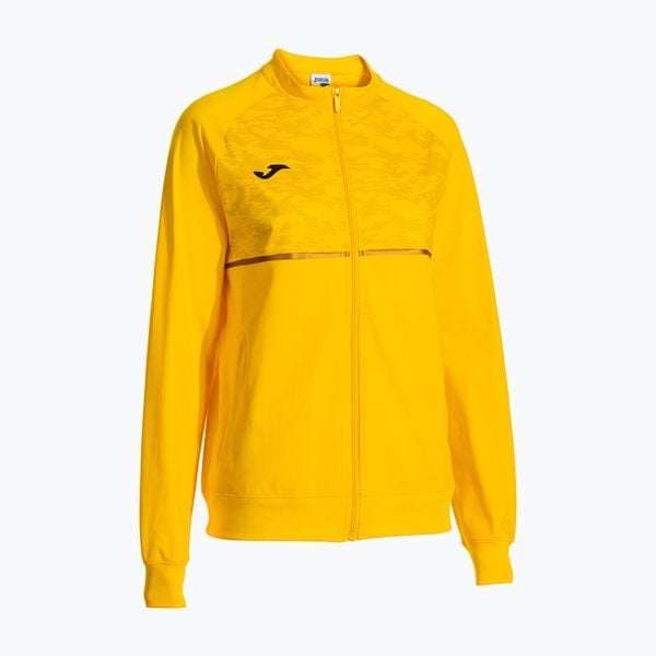 Bluza do biegania damska Joma Record III Full Zip. Żółte bluzy Joma, s, bez wzorów, bez kaptura, do biegania. Za 119.99 zł.