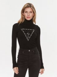 Guess Golf W3BR23 Z2NQ2 Czarny Regular Fit. Czarne swetry Guess, s, z aplikacjami, z wiskozy, bez ramiączek. Za 339.99 zł.