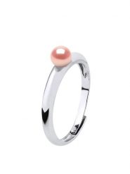 Mitzuko Srebrny pierścionek z perłą rozmiar: onesize. Szare pierścionki Mitzuko, z perłą, srebrne. Za 165.99 zł.