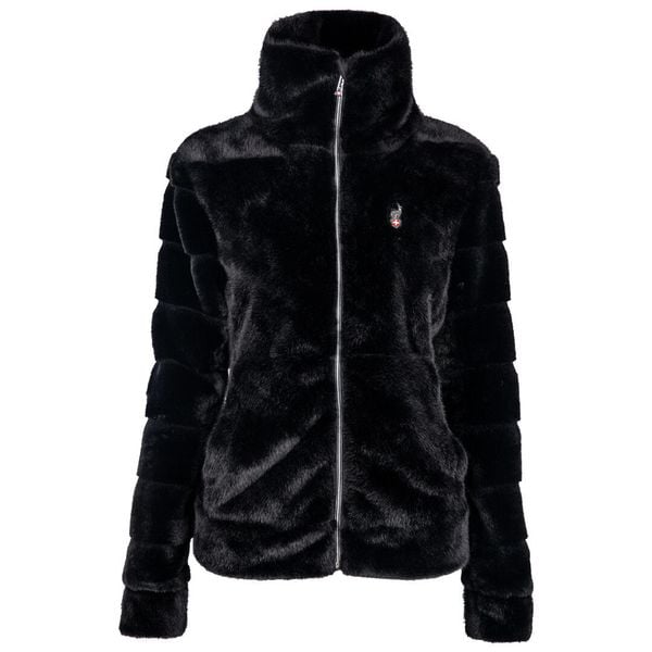 Kurtka damska AULP NALOR sztuczne futerko miękka ciepła stylowa miejska. Czarne kurtki narciarskie Aulp, na zimę, bez wzorów, z futra, bez kaptura, narciarskie. Za 479.99 zł.