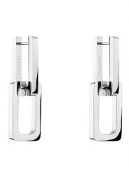 Liebeskind Kolczyki-kreole w kolorze srebrnym rozmiar: onesize. Szare kolczyki Liebeskind, srebrne. Za 178.79 zł.