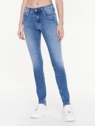 Replay Jeansy WHW689.000.93A Niebieski Skinny Fit. Niebieskie jeansy Replay, bez wzorów, z bawełny. Za 339.99 zł.