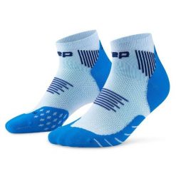 Damskie skarpety kompresyjne do biegania sportowe za kostkę Core Run CEP. Czerwone skarpetki CEP, bez wzorów, z elastanu. Za 79.00 zł.
