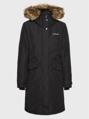 Didriksons Parka Erika 504303 Czarny Regular Fit. Czarne płaszcze Didriksons, bez wzorów, z syntetyku, bez kaptura. Za 719.99 zł.