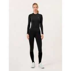 Damskie legginsy jeździeckie z pełną przyczepnością Equestrian Stockholm Jump Mo. Niebieskie legginsy EQUESTRIAN STOCKHOLM, bez wzorów. Za 456.55 zł.