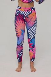 Damskie legginsy Big Poppa Baselayer. Niebieskie legginsy OOSC, bez wzorów, z materiału, eleganckie, długie. Za 269.99 zł.