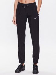 CMP Spodnie dresowe 3C83176 Czarny Regular Fit. Czarne spodnie dresowe CMP, bez wzorów, z dresówki. Za 149.99 zł.