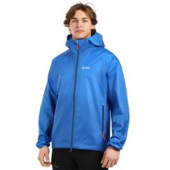Outdoorowa wodoodporna kurtka Kilpi JALUU-U. Niebieskie kurtki Kilpi, xl, bez wzorów, z materiału, bez kaptura. Za 163.85 zł.