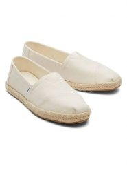 TOMS Espadryle w kolorze kremowym rozmiar: 39. Brązowe espadryle TOMS, bez wzorów, bez obcasa. Za 163.26 zł.