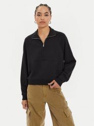 Gap Bluza 523576-01 Czarny Relaxed Fit. Czarne bluzy GAP, m, bez wzorów, z bawełny, bez kaptura. Za 189.99 zł.