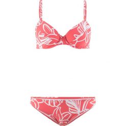 Bikini na fiszbinach (2 części) bonprix koralowo-biały. Bikini marki bonprix. Za 59.99 zł.