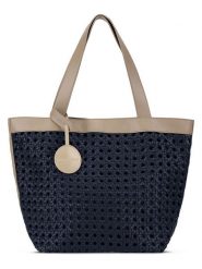 Ilse Jacobsen Shopper bag w kolorze granatowym - 51 x 36 cm rozmiar: onesize. Niebieskie shopper bag Ilse Jacobsen, bez wzorów, z materiału, na ramię, bez dodatków. Za 130.99 zł.
