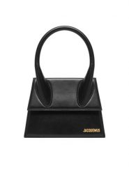 JACQUEMUS Torebka Le Grand 21H213BA003-3000 Czarny. Czarne torebki klasyczne JACQUEMUS, bez wzorów, ze skóry, bez dodatków. Za 3,419.00 zł.