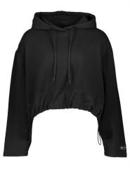 Adidas Bluza "Cropped" w kolorze czarnym rozmiar: 32. Czarne bluzy adidas, bez wzorów, bez ramiączek, z kapturem. Za 207.45 zł.