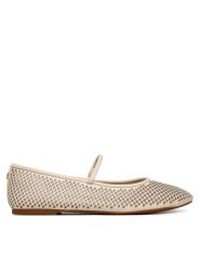 LAUREN RALPH LAUREN Baleriny Jayna 802P04176004 Biały. Białe baleriny Lauren Ralph Lauren, bez wzorów, ze skóry, bez obcasa, bez zapięcia. Za 638.99 zł.