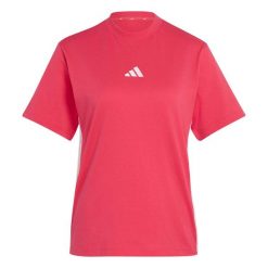 Koszulka damska ADIDAS W 3S SJ T S. Czerwone t-shirty sportowe adidas, s, bez wzorów, z dresówki, bez ramiączek. Za 119.00 zł.