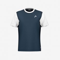 SLICE T-Shirt Boys. Niebieskie t-shirty Head, bez wzorów, sportowe, bez kołnierzyka, bez ramiączek. W wyprzedaży za 171.00 zł.