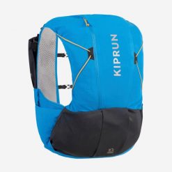 Plecak do biegania w terenie unisex Kiprun Trail 10 l z bukłakiem 1 l. Niebieskie plecaki KIPRUN, bez wzorów, bez dodatków. W wyprzedaży za 229.99 zł.