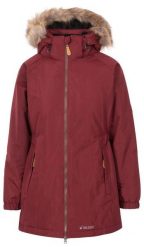 Trespass Celebrity - kurtka damska TP50 Dark Cherry. Czerwone kurtki Trespass, na zimę, l, bez wzorów, z futra, bez kaptura. Za 268.25 zł.