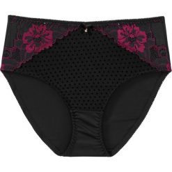 Figi "maxi" bonprix czarno-jeżynowy. Figi marki KALENJI. Za 24.99 zł.