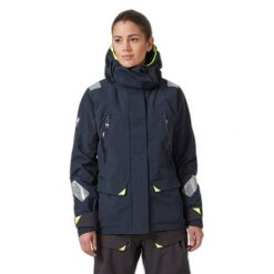 Kurtka damska Helly Hansen Skagen Offshore. Niebieskie kurtki przeciwdeszczowe Helly Hansen, bez wzorów, bez kaptura, żeglarskie. Za 1,758.50 zł.