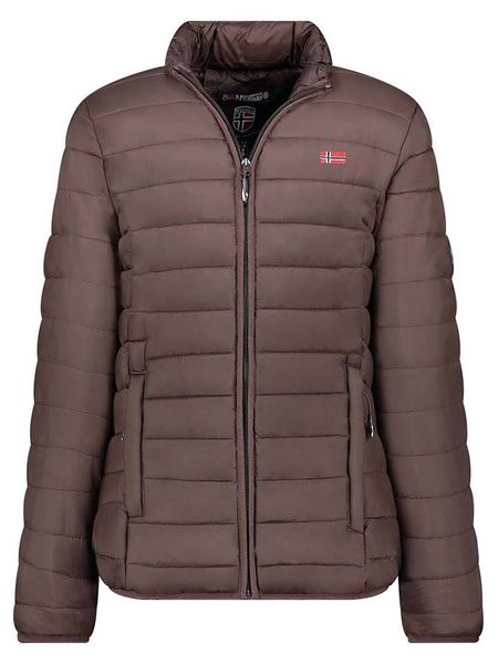 Geographical Norway Kurtka pikowana "Atika" w kolorze brązowym rozmiar: XL. Brązowe kurtki Geographical Norway, xl, z aplikacjami, bez kaptura. Za 135.81 zł.