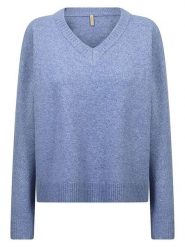 Soyaconcept Sweter "Orlean" w kolorze błękitnym rozmiar: XS. Niebieskie swetry Soyaconcept, xs, bez wzorów, bez ramiączek. Za 184.95 zł.