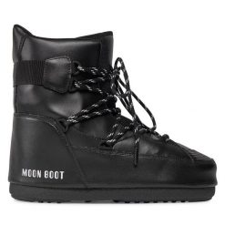 Śniegowce Moon Boot. Czarne śniegowce Moon Boot, bez wzorów, bez zapięcia. Za 1,189.00 zł.