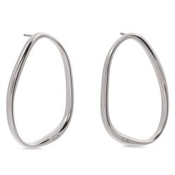 Kolczyki Calvin Klein. Szare kolczyki Calvin Klein, srebrne. Za 219.99 zł.